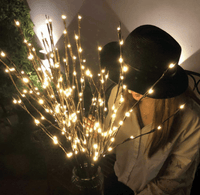 20LED Branch Lamp Fairy String Light Tree Twig Floral Flower - lamppure