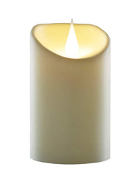 LED 3D Jumping Wick Pillar Candles | Size 5" to 7"