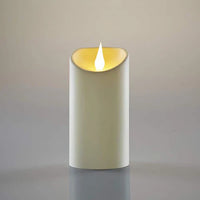 LED 3D Jumping Wick Pillar Candles | Size 5" to 7"