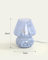 ONEWISH Mushroom Lamp – Vintage Glass Table Lamp