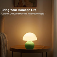 Dawnwake Mushroom Table Lamp – Green Edition