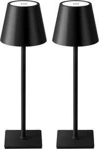 KDG 2 Pack Cordless Table Lamps – Portable LED Desk Lamps