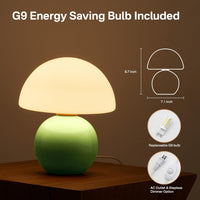 Dawnwake Mushroom Table Lamp – Green Edition