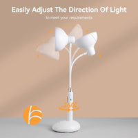 Eye-Caring Wireless Desk Lamp White