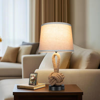 Rope Table Lamps – Set of 2