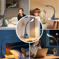 AlatinGlow LED Desk Lamp with USB Charging Port