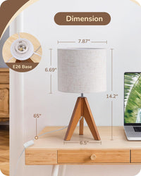EDISHINE Tripod Table Lamp – Bohemian Style