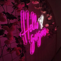 Hello Gorgeous Neon Sign Light