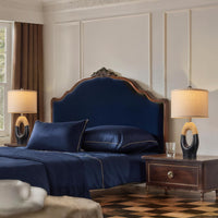 Set of 2 Boho Rattan Table Lamps – Wood Grain Color