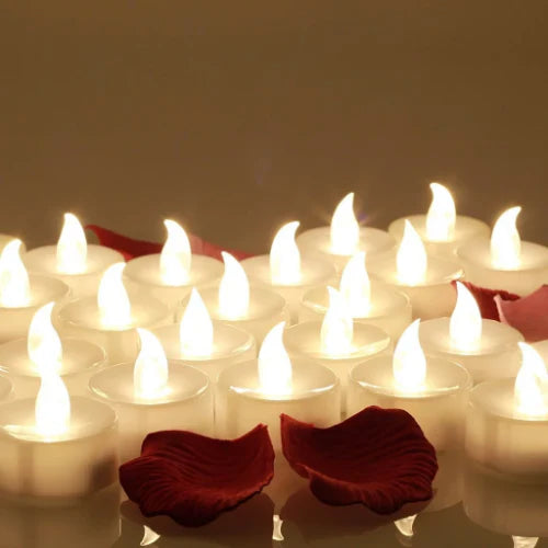 LED Tea Light Candles | Bright Warm White