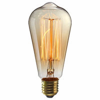 LED Filament Bulb Edison Style - ST64 with E27 & B22 Holders