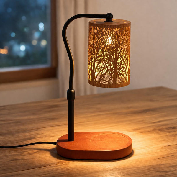 Adjustable Candle Warmer Table Lamp - lamppure