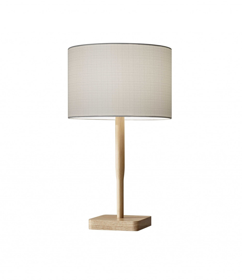 Cozy Cabin Natural Wood Table Lamp - lamppure