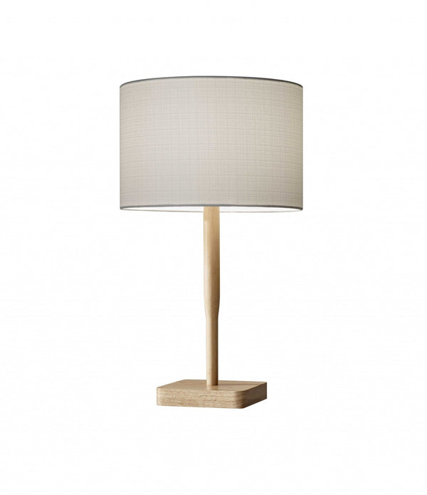 Cozy Cabin Natural Wood Table Lamp - lamppure