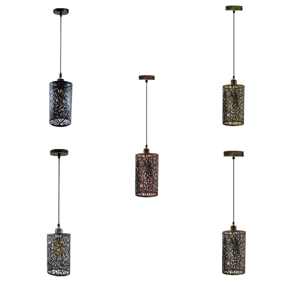 Hanging Wire Cage Pendant Light Fixture~1153