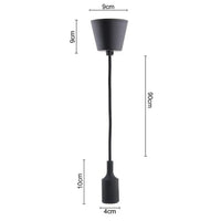 Ceiling Hanging Pendant Light with E27 Bulb Holder | Bulb not included
